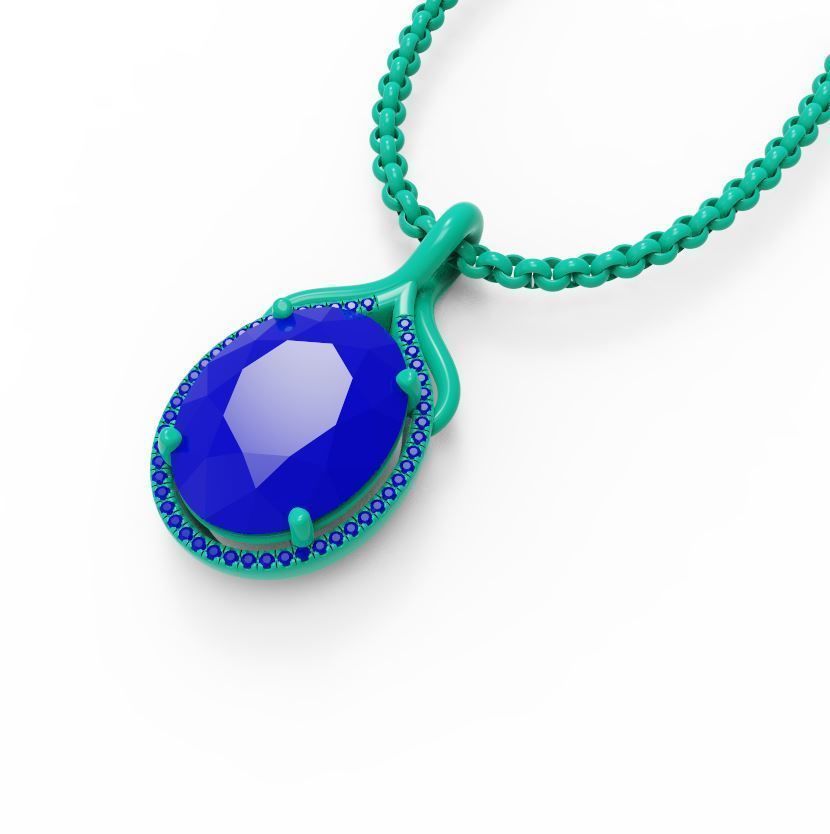 Nice pendant 3D print model_3