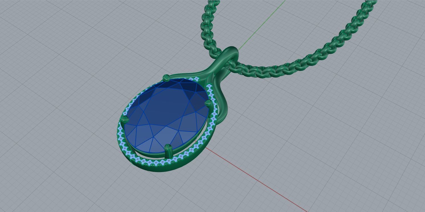 Nice pendant 3D print model_1