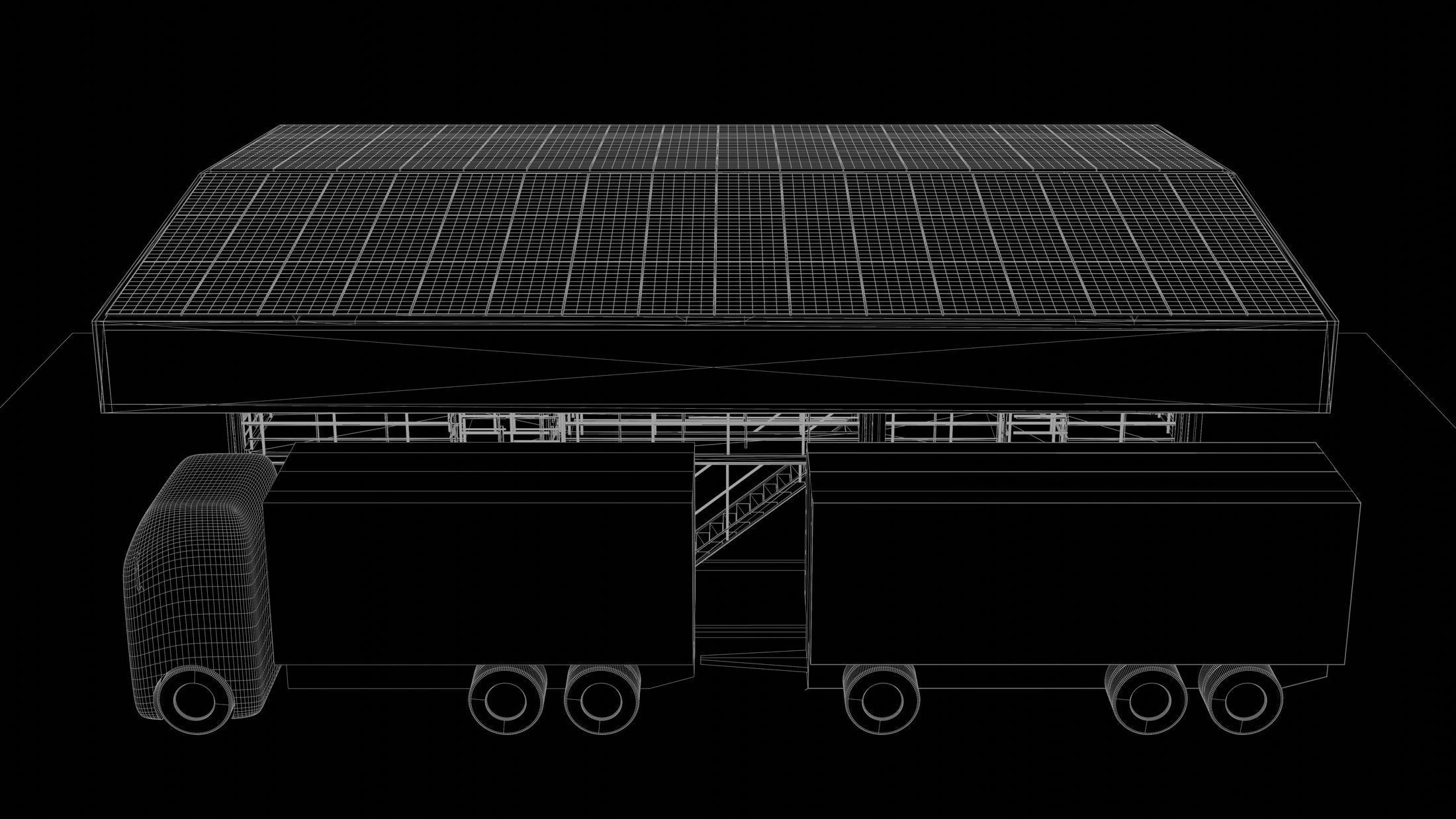 Solar checkpoint station 24i12 3D model_8