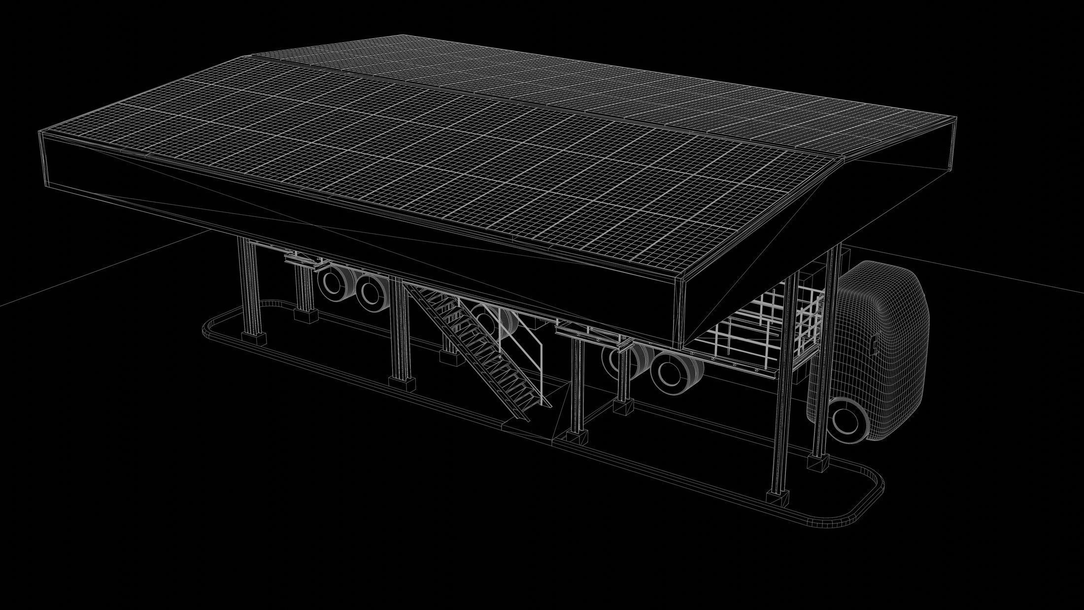 Solar checkpoint station 24i12 3D model_6