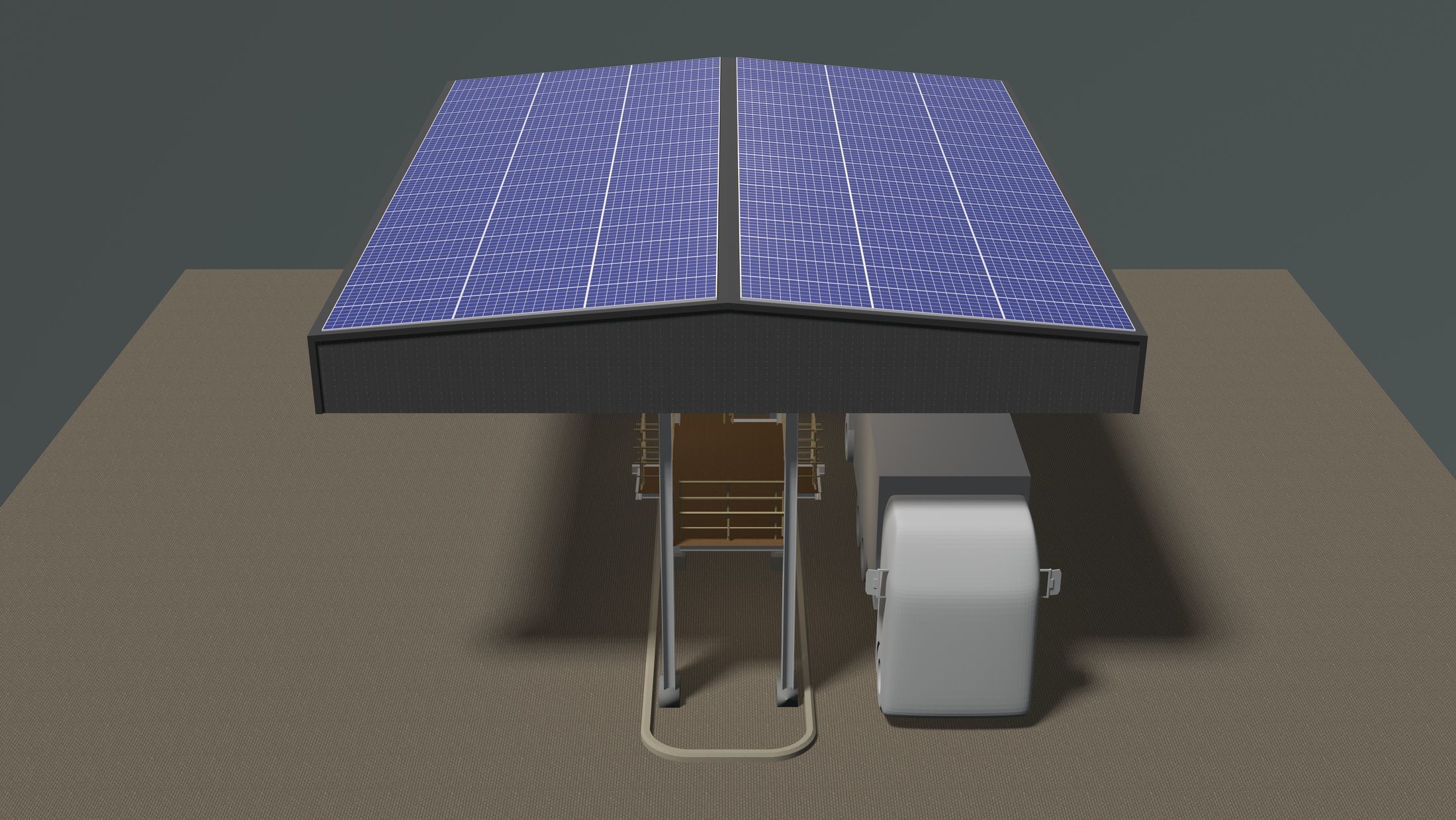 Solar checkpoint station 24i12 3D model_3