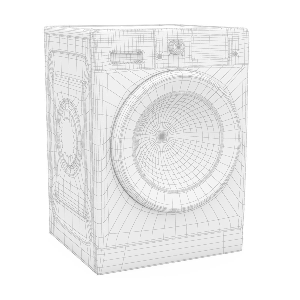 Whirlpool FDLR80250 8kg Front Load Washing Machine 3D model_16