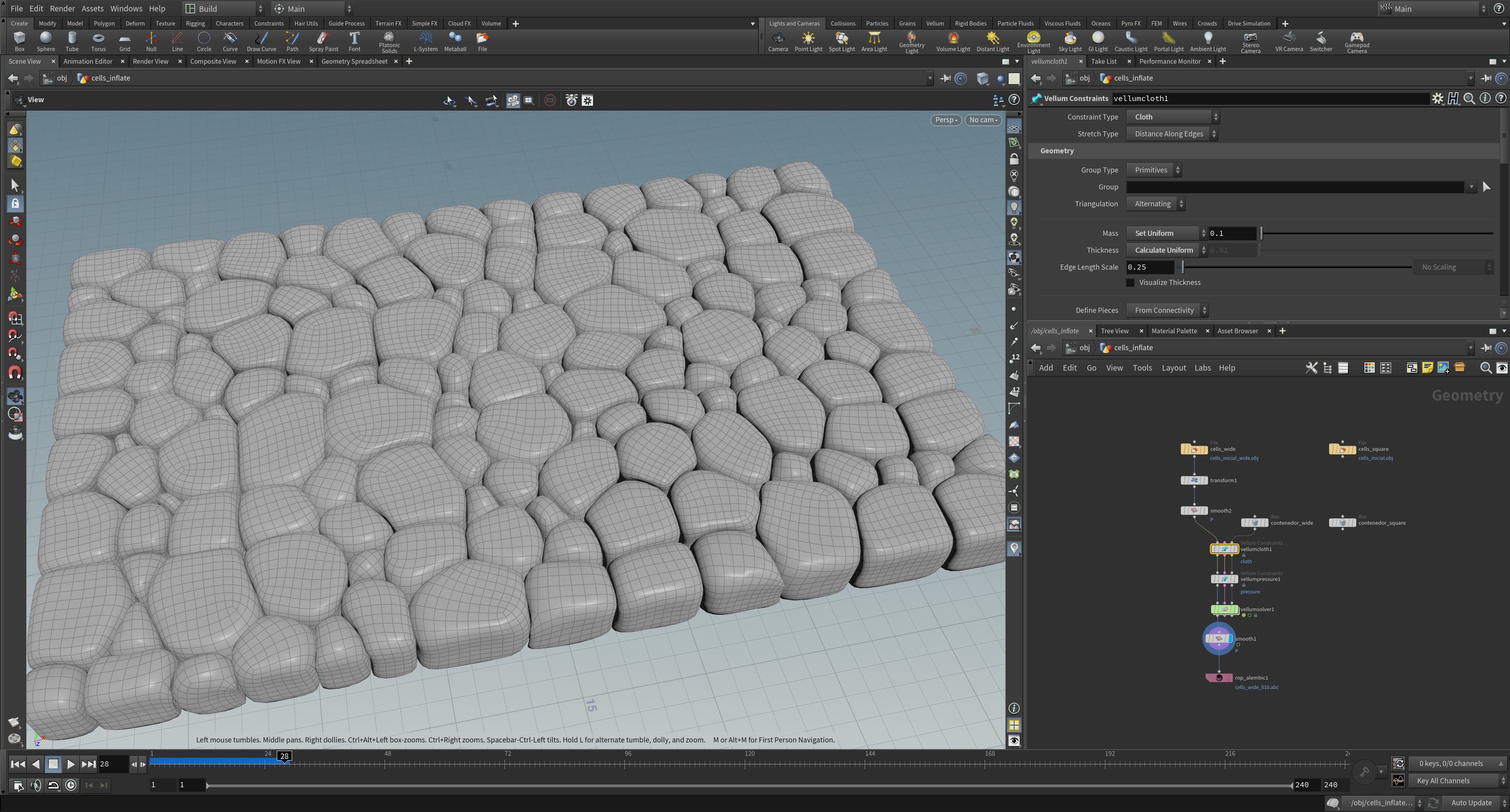 Compressed Oil Bubbles 3D model_3