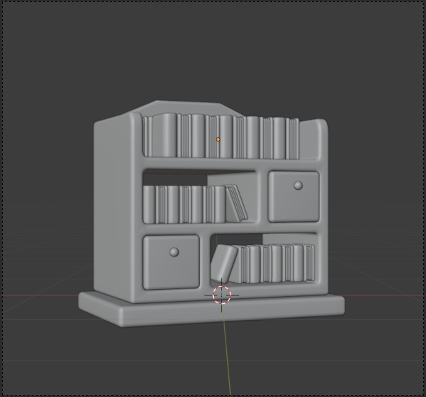 Library 3d Illustration  Icon Pack 3D model_41