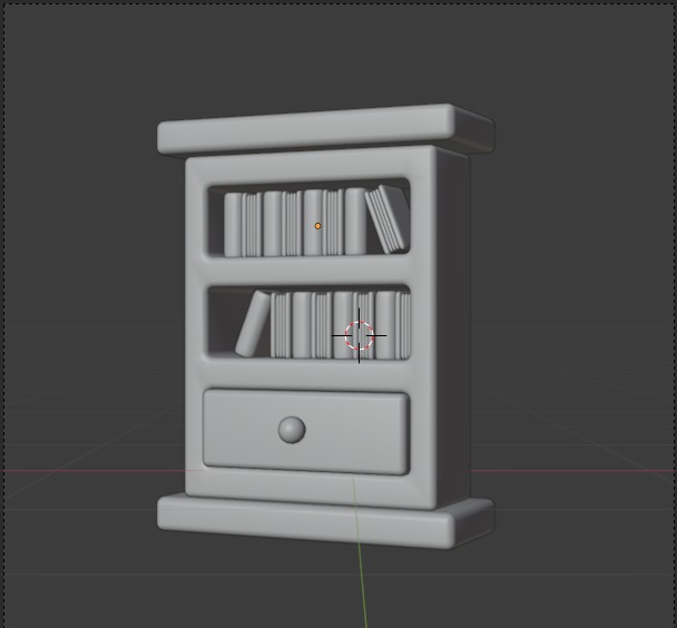 Library 3d Illustration  Icon Pack 3D model_30