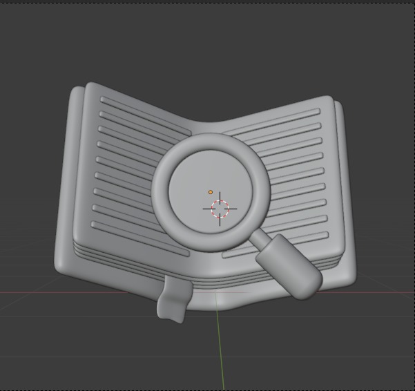 Library 3d Illustration  Icon Pack 3D model_23