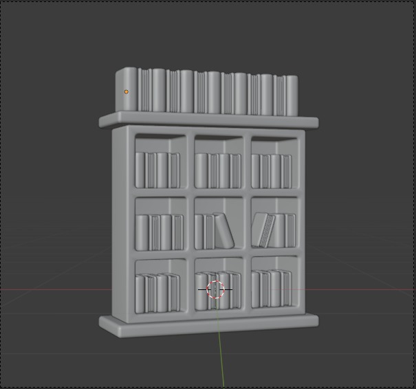 Library 3d Illustration  Icon Pack 3D model_38