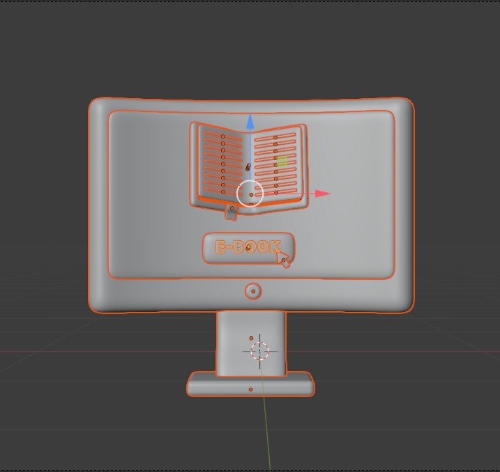 Library 3d Illustration  Icon Pack 3D model_59