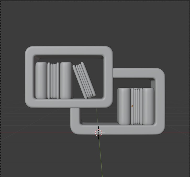 Library 3d Illustration  Icon Pack 3D model_34