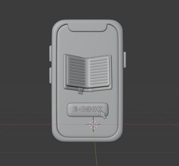 Library 3d Illustration  Icon Pack 3D model_56