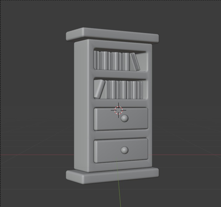 Library 3d Illustration  Icon Pack 3D model_32