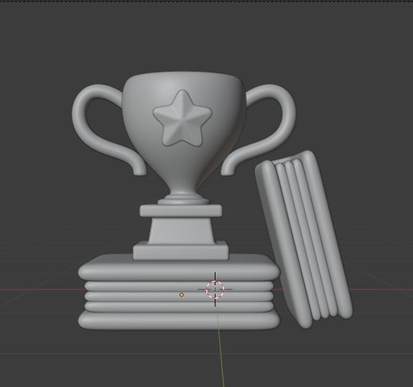 Library 3d Illustration Icon Pack 3D model_101