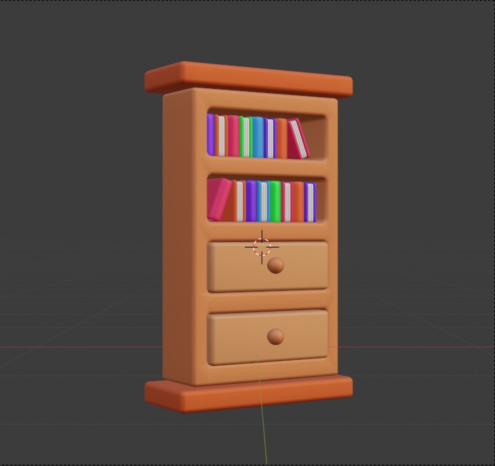 Library 3d Illustration  Icon Pack 3D model_33