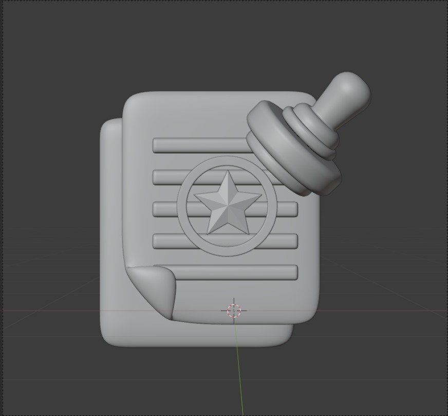 Library 3d Illustration Icon Pack 3D model_84