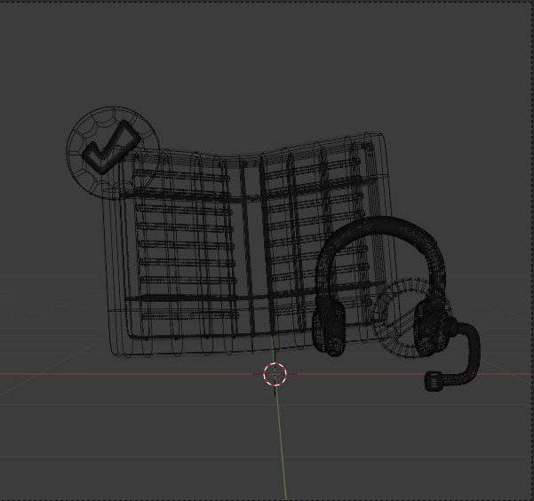 Library 3d Illustration Icon Pack 3D model_97
