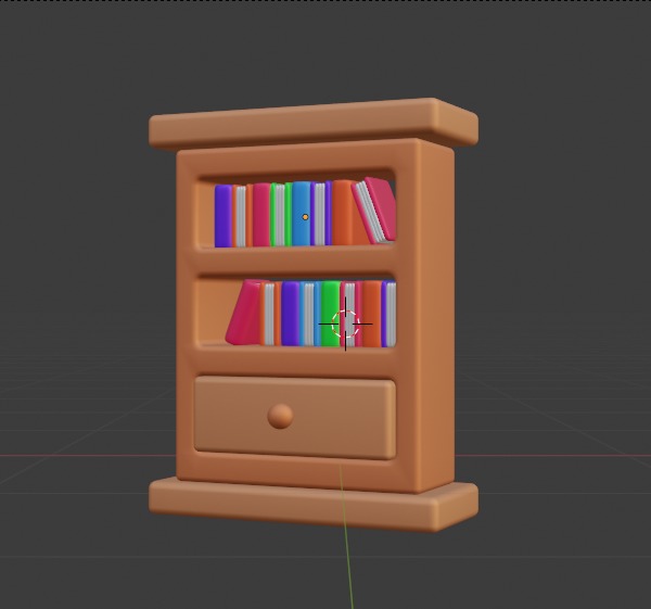 Library 3d Illustration  Icon Pack 3D model_31