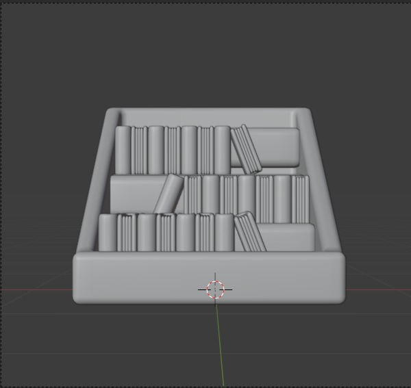 Library 3d Illustration  Icon Pack 3D model_36