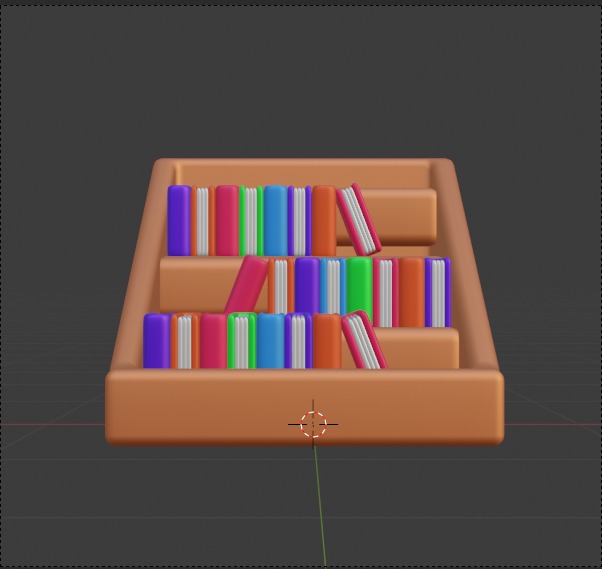Library 3d Illustration  Icon Pack 3D model_37