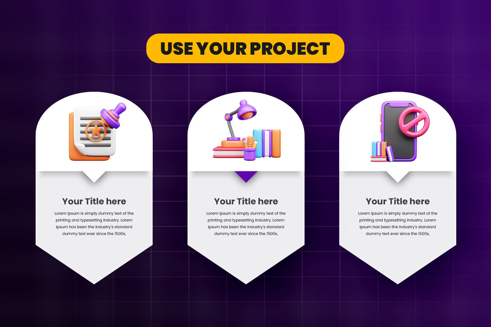 Library 3d Illustration  Icon Pack 3D model_4