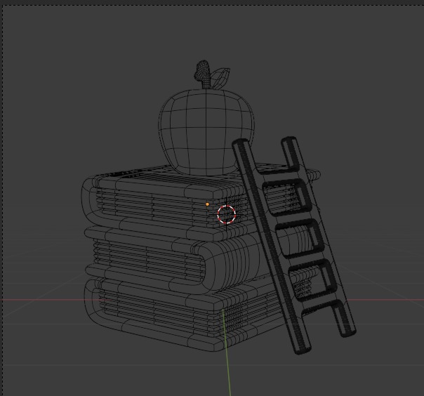 Library 3d Illustration  Icon Pack 3D model_7