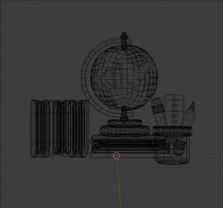 Library 3d Illustration Icon Pack 3D model_89