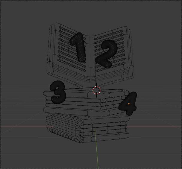 Library 3d Illustration  Icon Pack 3D model_18