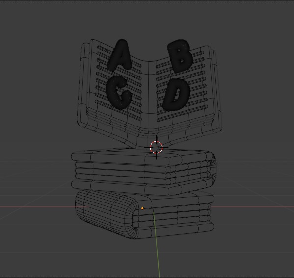 Library 3d Illustration  Icon Pack 3D model_15