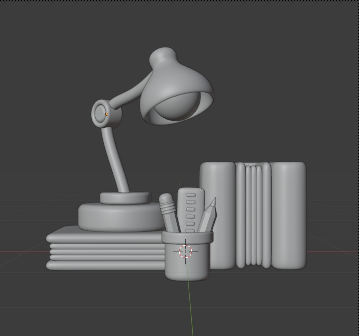 Library 3d Illustration Icon Pack 3D model_86