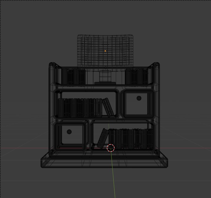 Library 3d Illustration  Icon Pack 3D model_44