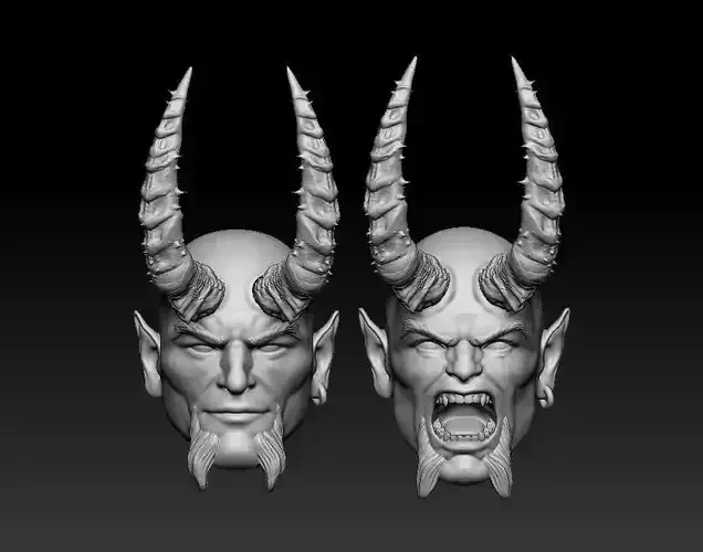 Blue Devil Headsculpt for Action Figures
