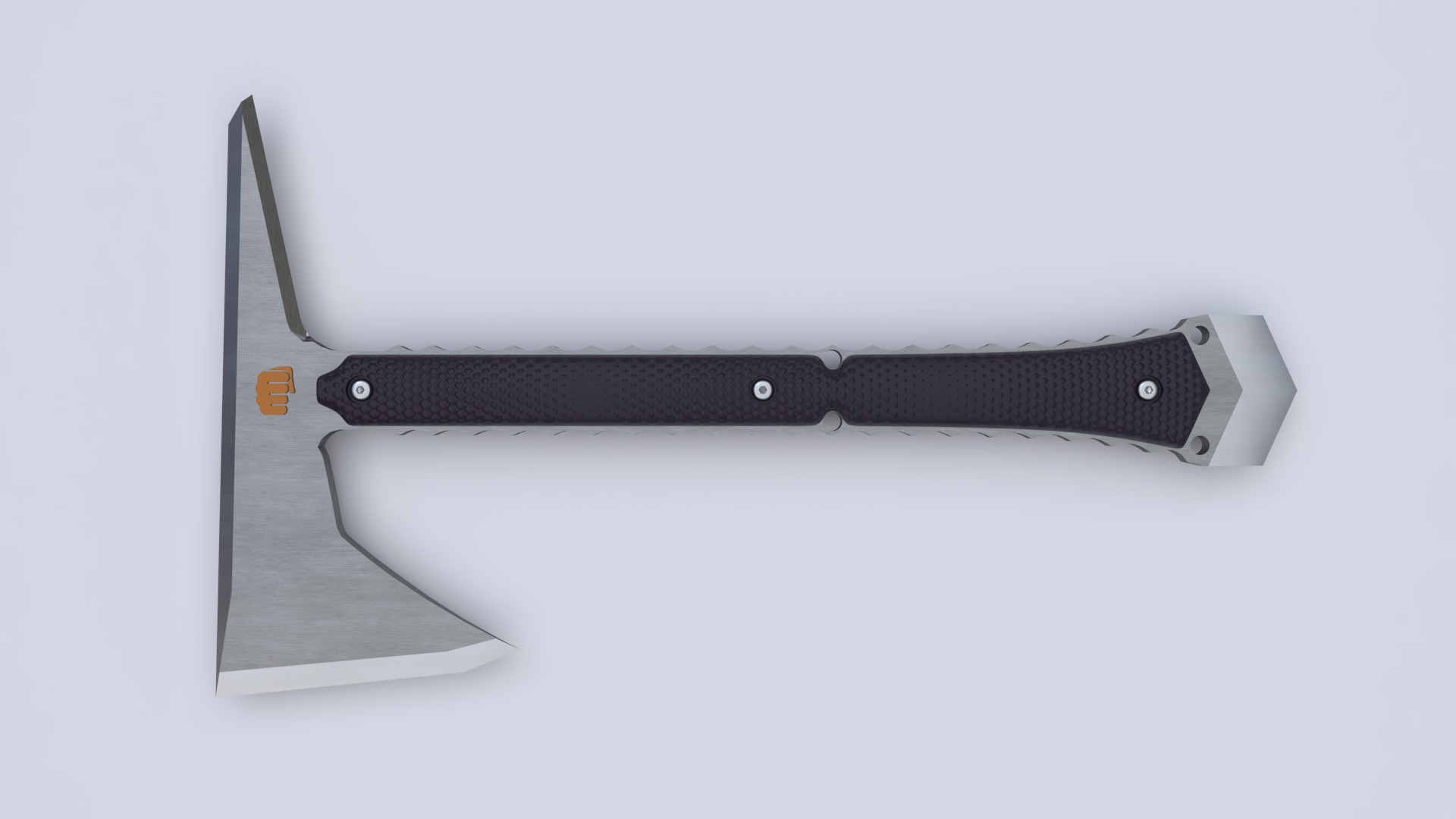 Soldier axe  3D model_5