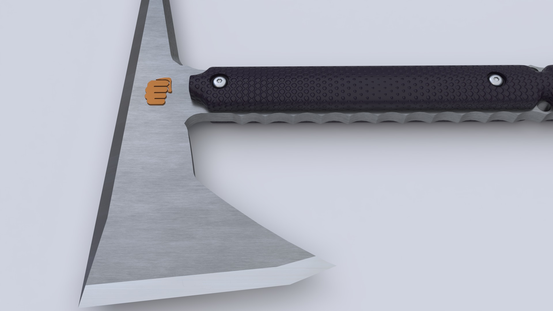 Soldier axe  3D model_7