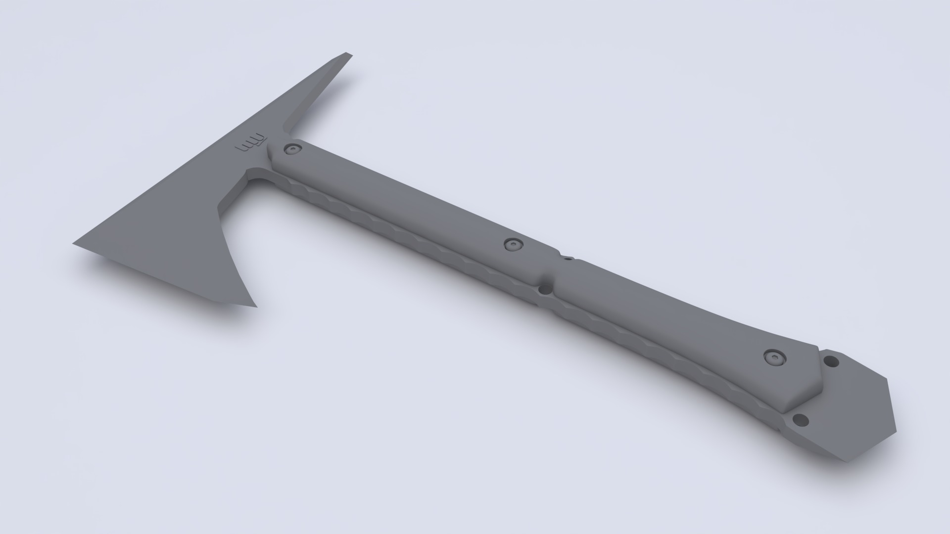 Soldier axe  3D model_10