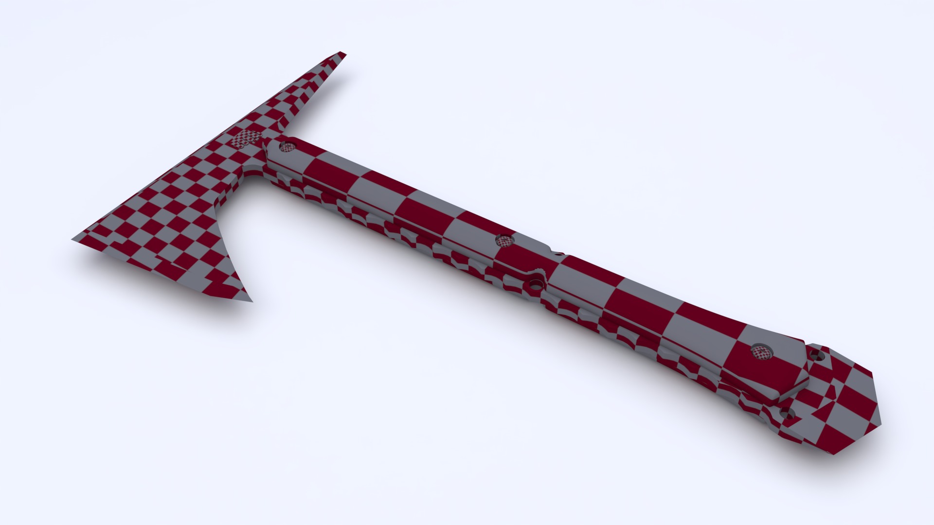 Soldier axe  3D model_16