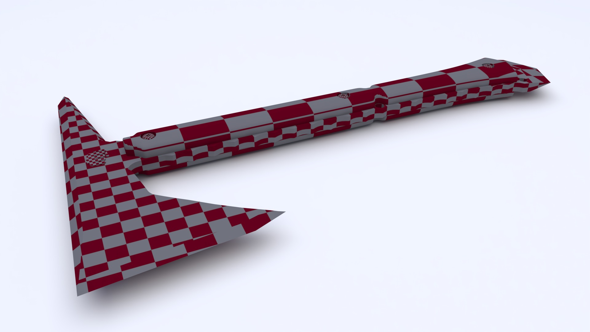 Soldier axe  3D model_17