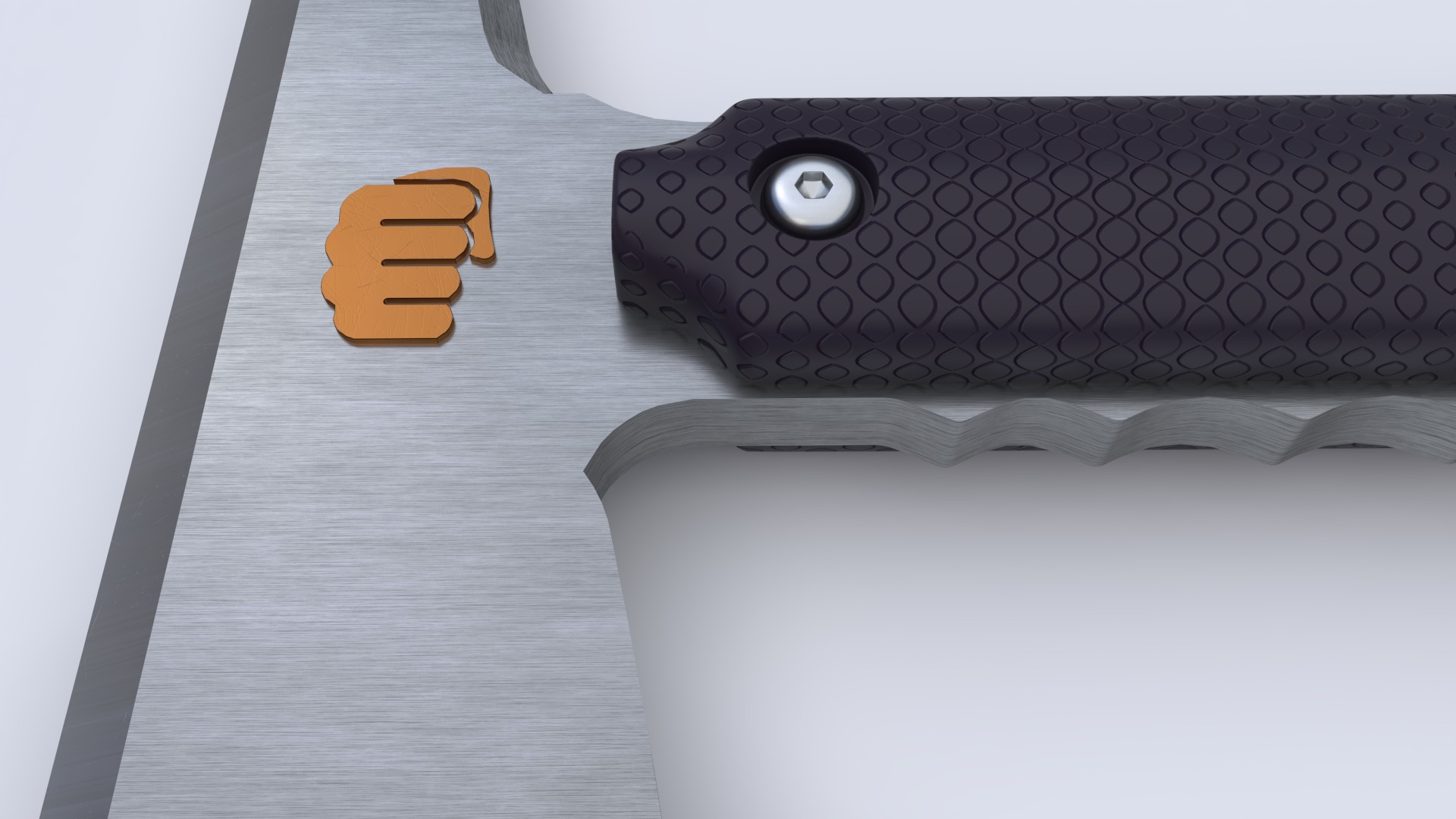 Soldier axe  3D model_8