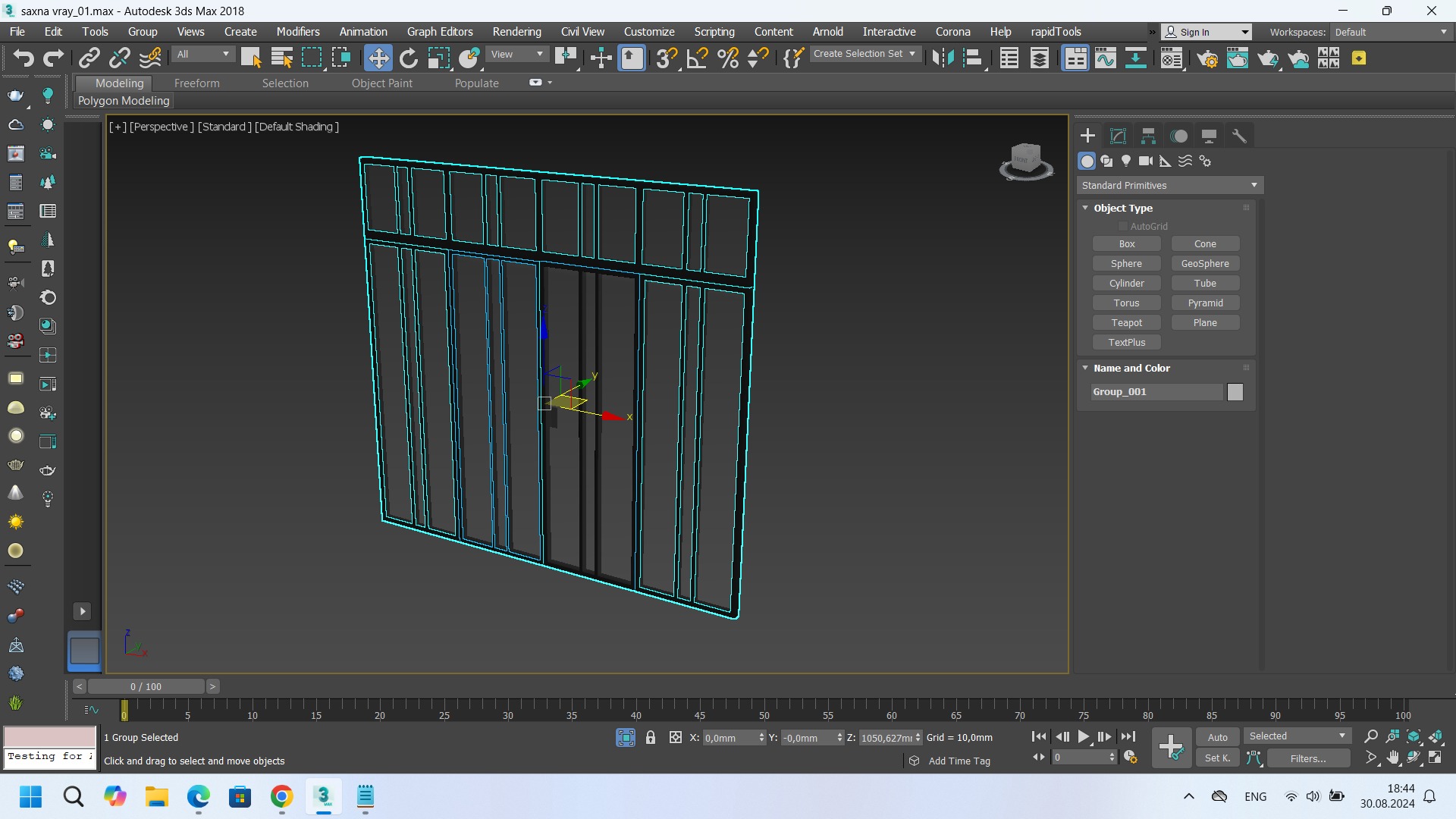 Book partition 3D model_8