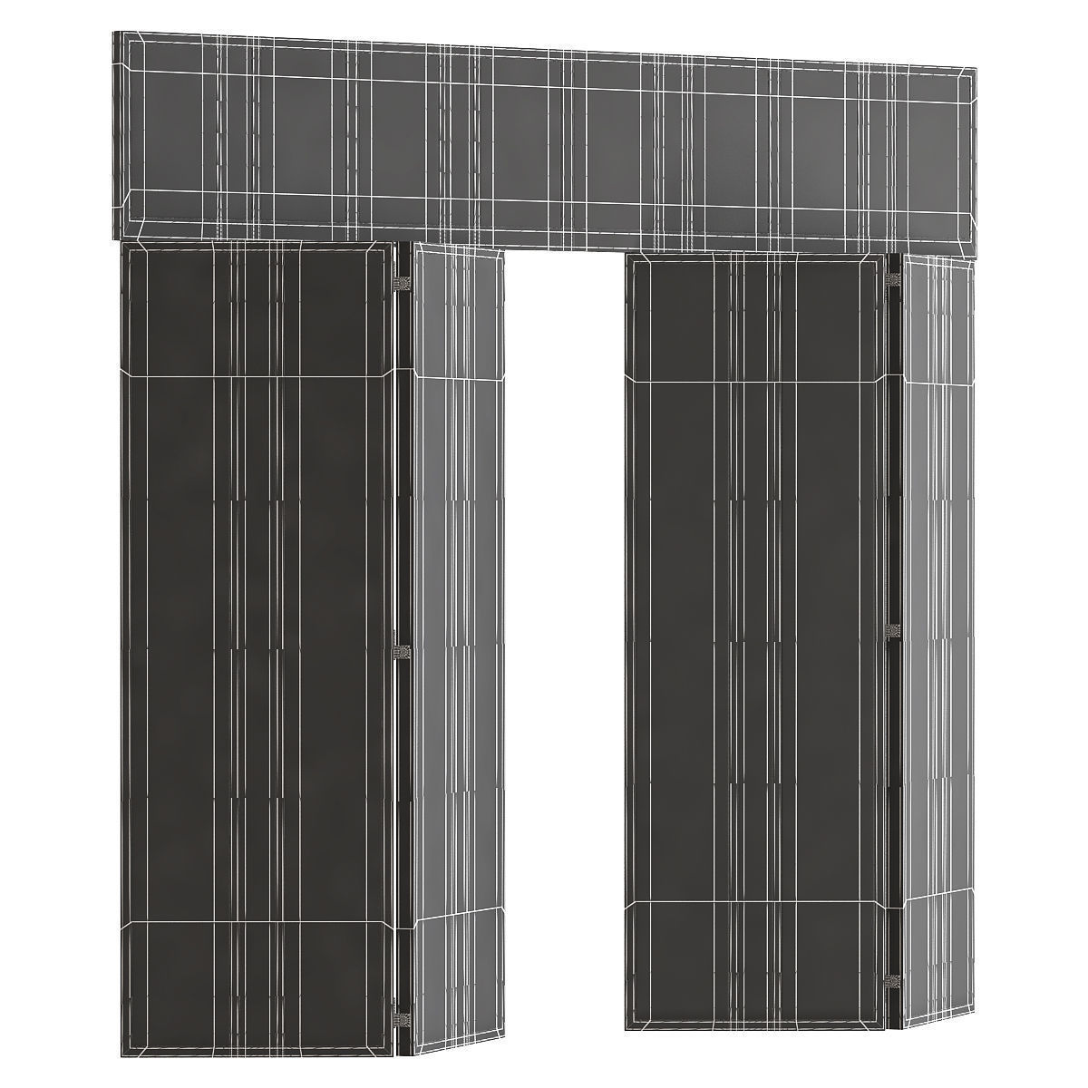 Book partition 3D model_5