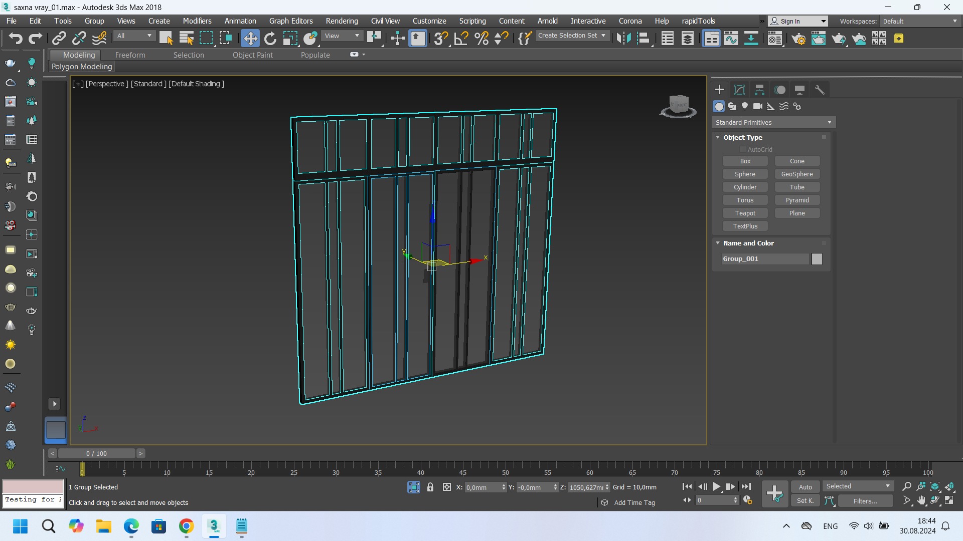 Book partition 3D model_6