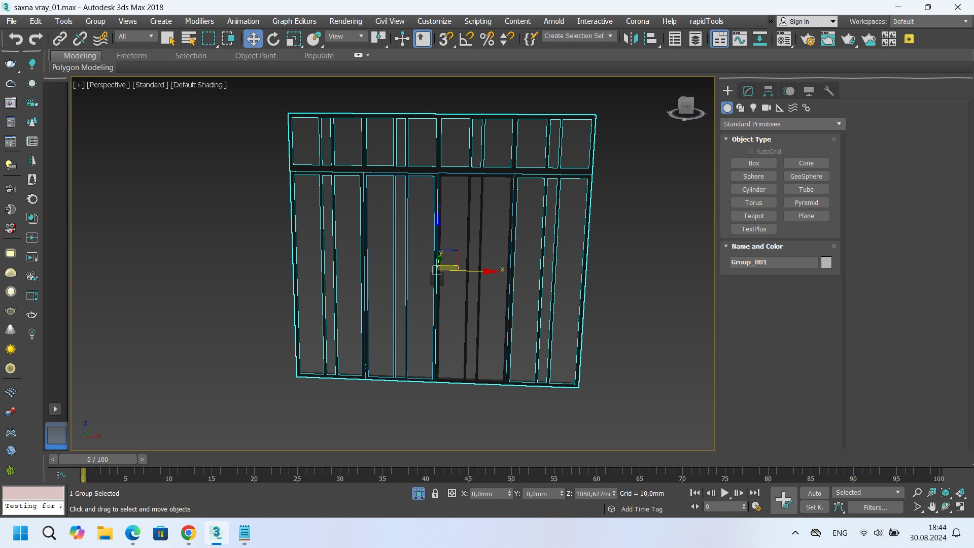 Book partition 3D model_7