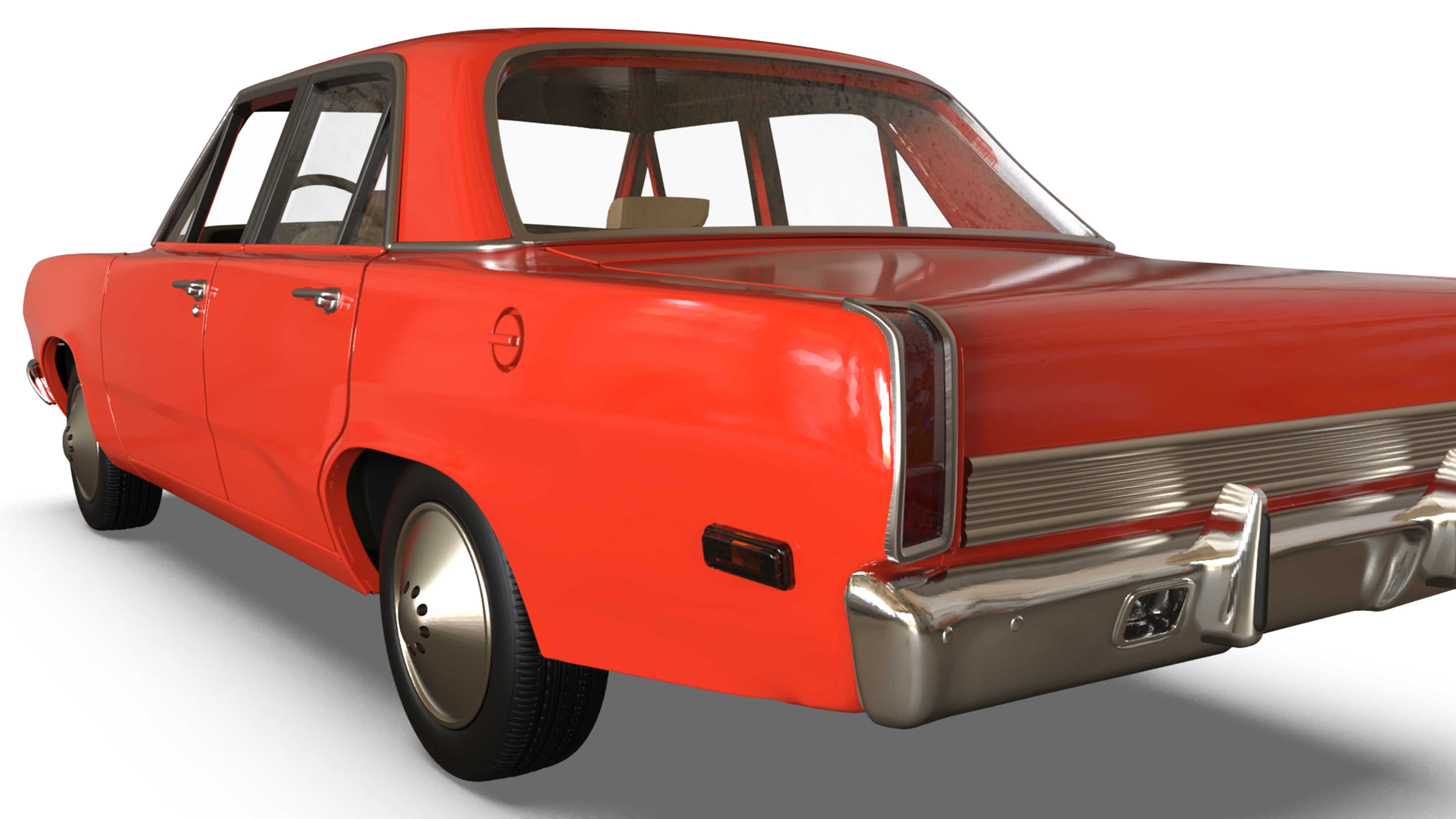 3D file 1971 Valiant Third gen duel 4 Door classic cars  3D print model_10