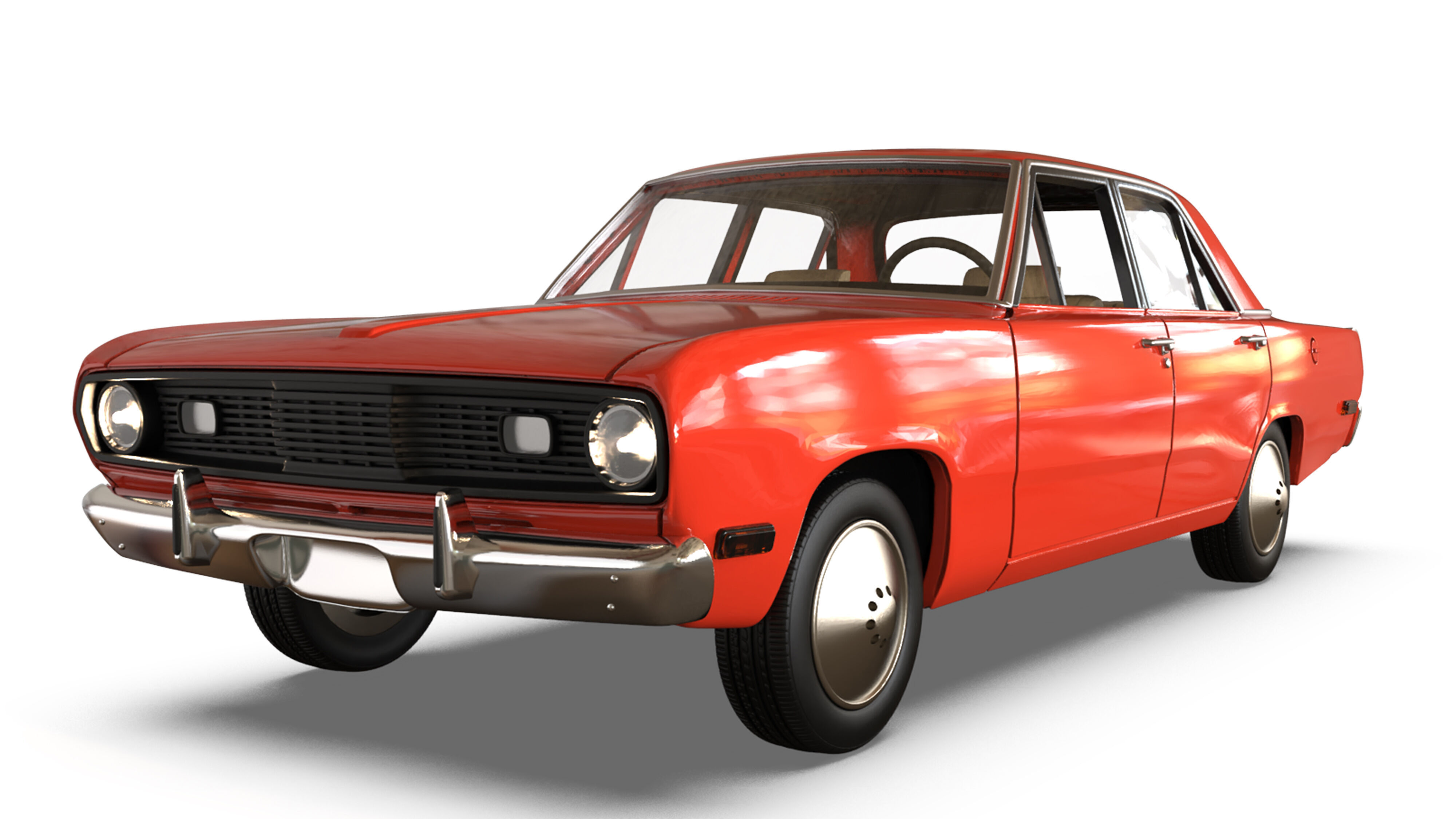 3D file 1971 Valiant Third gen duel 4 Door classic cars  3D print model_15