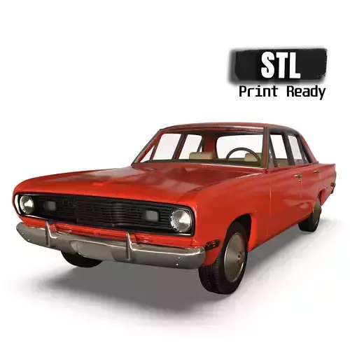 3D file 1971 Valiant Third gen duel 4 Door classic cars  3D print model