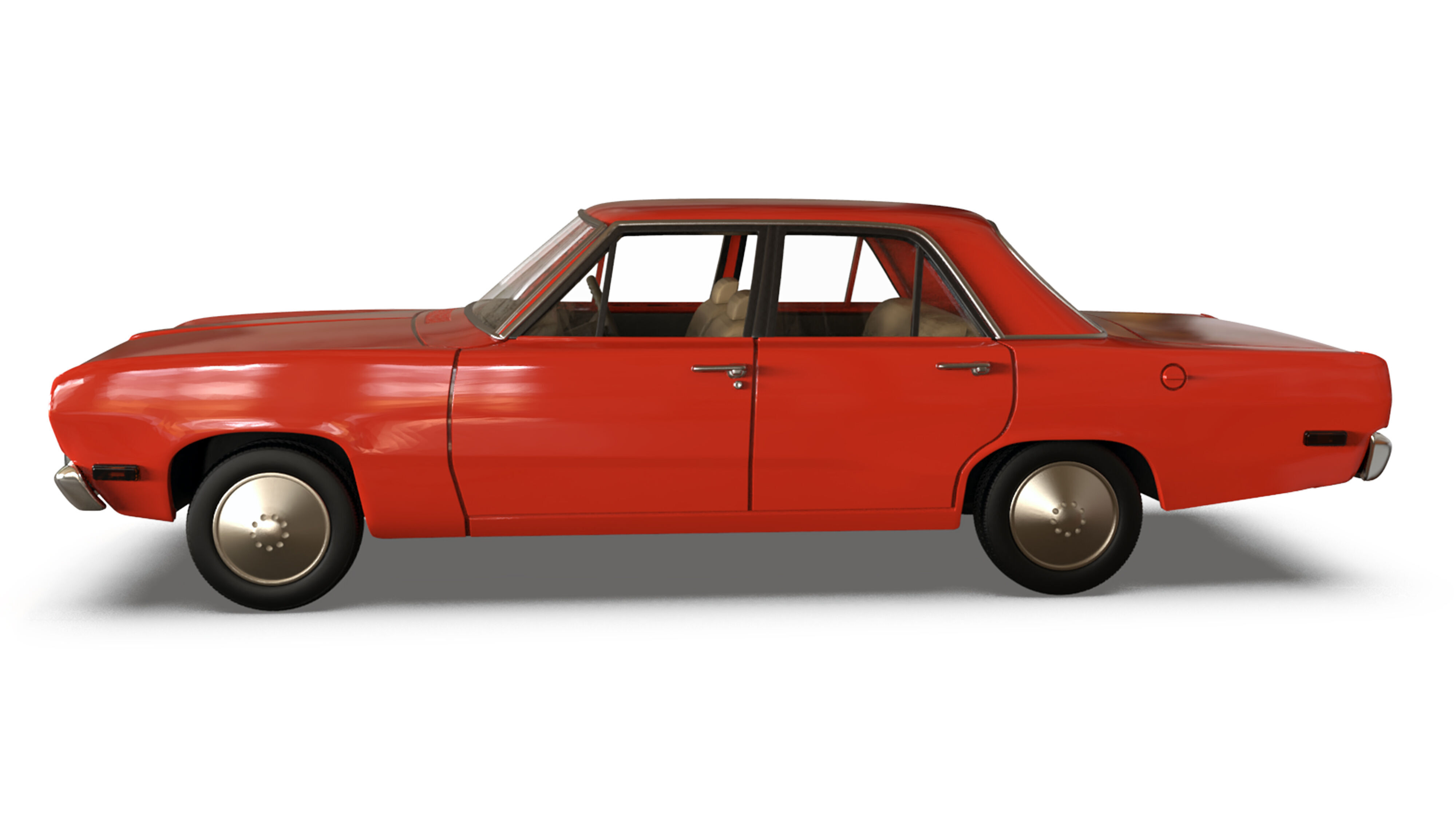 3D file 1971 Valiant Third gen duel 4 Door classic cars  3D print model_6