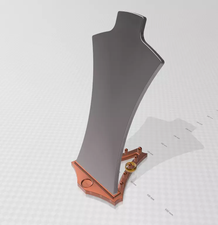 Busto suporte para Joias 3D print model_0