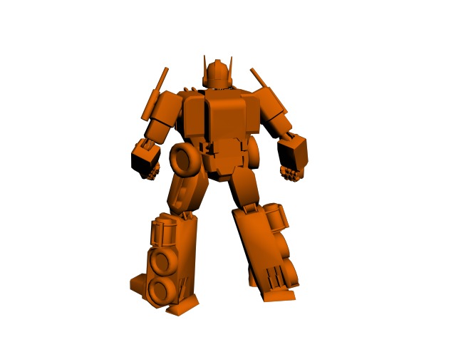 Robot 3D print model_3