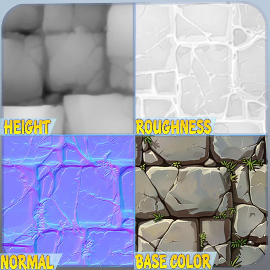 Stylized Wall Seamless Texture Texture_1