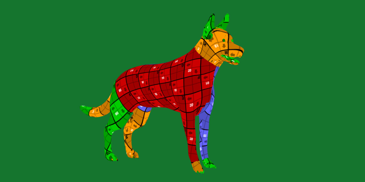 Belgian Shepherd Dog  Low-poly 3D model_12