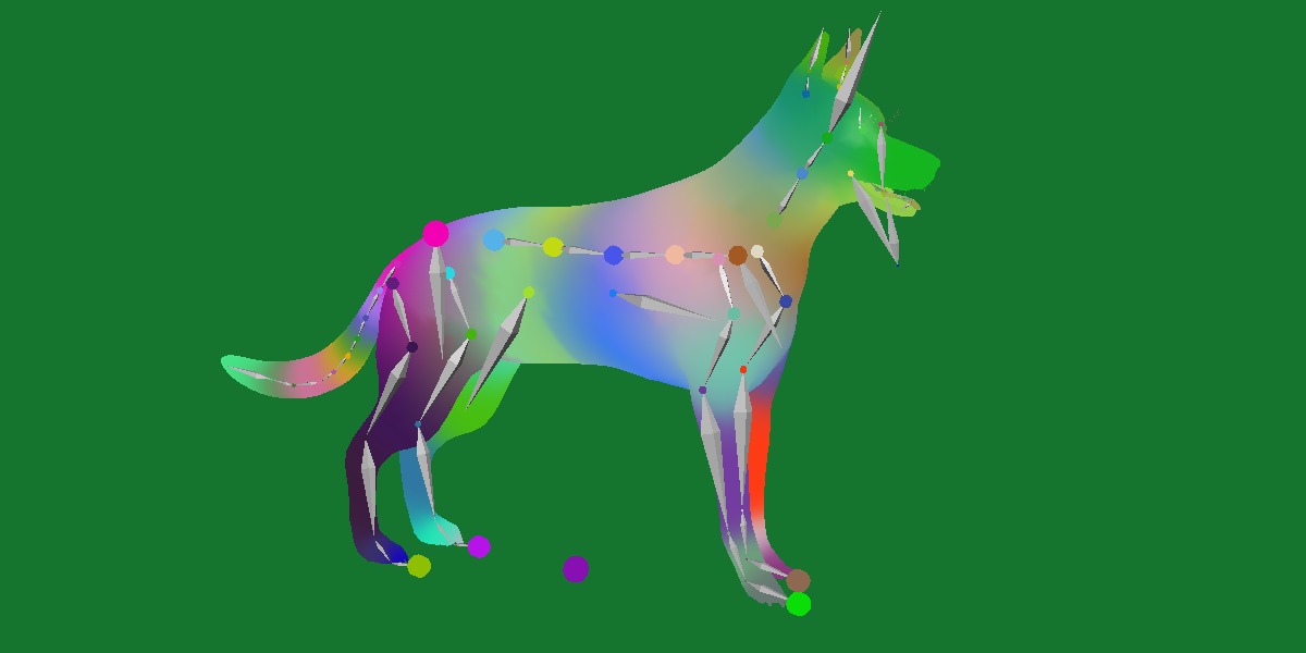 Belgian Shepherd Dog  Low-poly 3D model_22