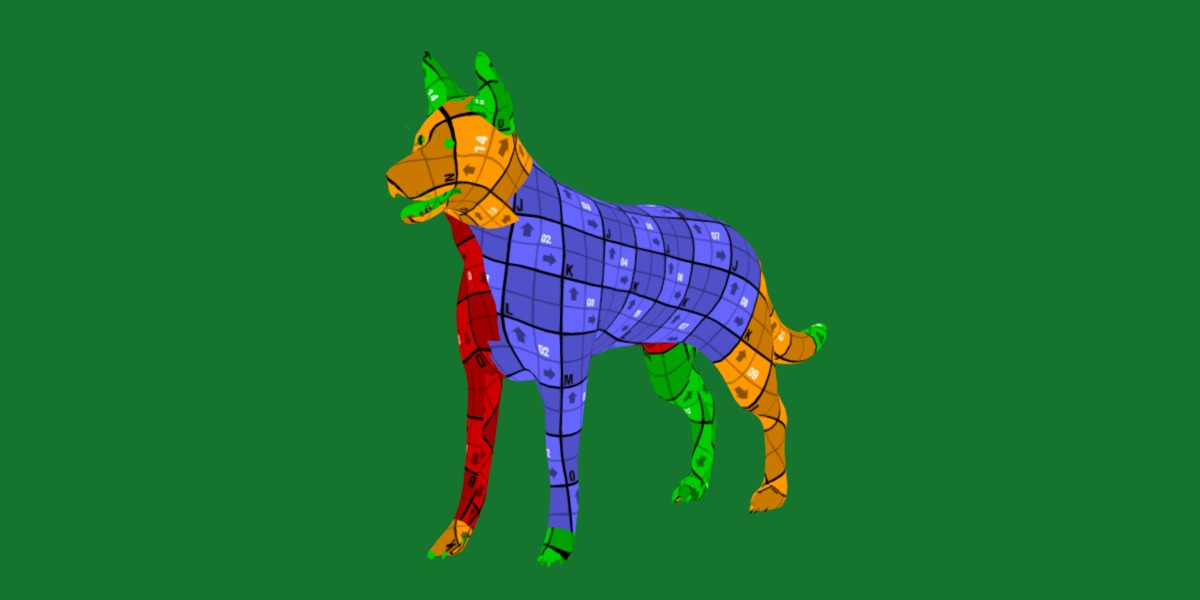 Belgian Shepherd Dog  Low-poly 3D model_13